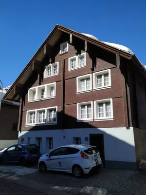 Das Gebäude in dem sich die Ferienwohnung befindet