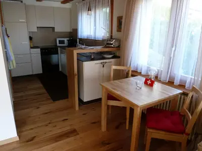 Küche/Küchenzeile in der Unterkunft Chalet Gerbera 1