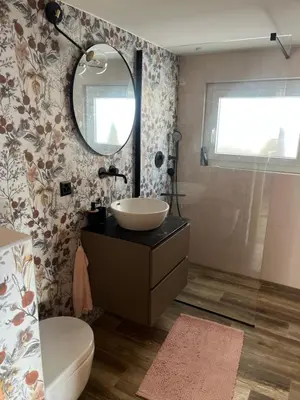 Ein Badezimmer in der Unterkunft Chalet les jouges