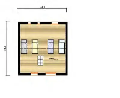 Grundriss der Unterkunft Chalet Ski in&out