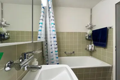 Ein Badezimmer in der Unterkunft Classic Swiss Mountain Panorama