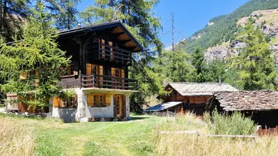 Naturlandschaft in der Nähe des Chalets