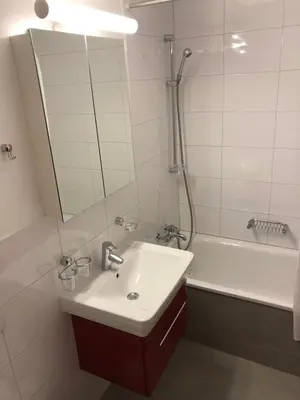 Ein Badezimmer in der Unterkunft Center Studio Zermatt by Inspiring places Zermatt