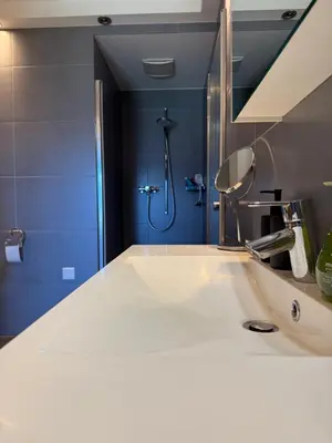 Ein Badezimmer in der Unterkunft Crans-Montana Chalet