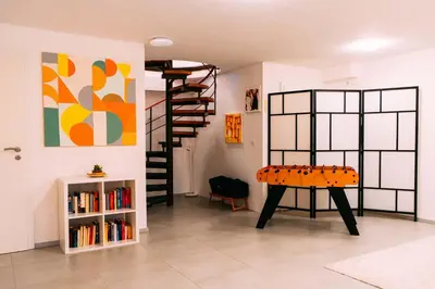 Die Bibliothek in der Ferienwohnung