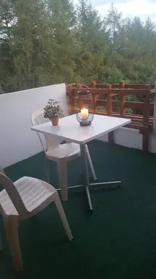 Ein Balkon oder eine Terrasse in der Unterkunft Appartement La Prairie