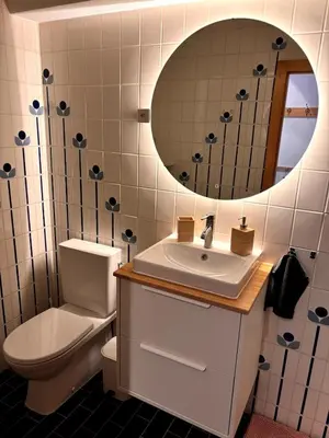 Ein Badezimmer in der Unterkunft Studio Cosy à proximité immédiate des télécabines