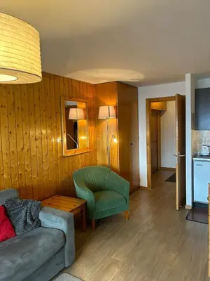 Ein Sitzbereich in der Unterkunft Bellevue L 013 - PLEASANT studio 4 pers