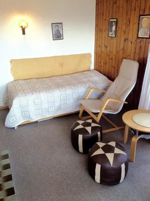 Ein Bett oder Betten in einem Zimmer der Unterkunft Combyre C 024 -COMFORTABLE apartment 4 pers