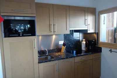 Küche/Küchenzeile in der Unterkunft Gentianes G 001 - COSY apartment 6 pers