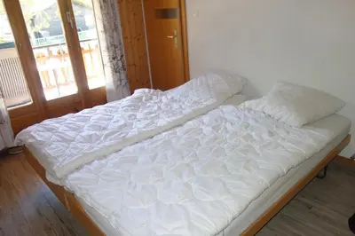 Ein Bett oder Betten in einem Zimmer der Unterkunft Melezes K 040 - SKI & NATURE apartment 10 pers
