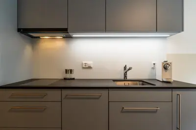Küche/Küchenzeile in der Unterkunft Alpin apartment Brachji - bei der Bergbahn