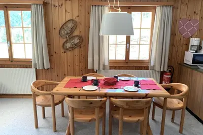 Grundriss der Unterkunft Chalet Woodland - Ferienwohnung mit Terrasse