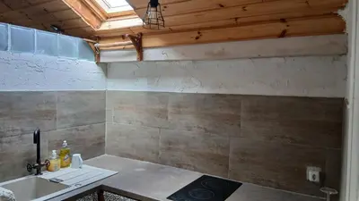 Ein Badezimmer in der Unterkunft U casrddu