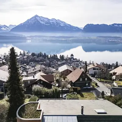 Light-filled studio with panoramic views