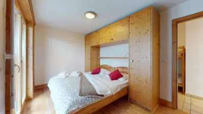 Ein Bett oder Betten in einem Zimmer der Unterkunft Plein Ciel VA 010 - MOUNTAIN apartment 8 pers