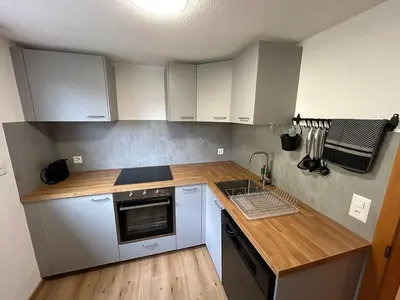 Küche/Küchenzeile in der Unterkunft Completely refurbished comfortable apartment