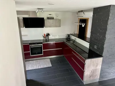 Küche/Küchenzeile in der Unterkunft Apartment Alouette by Interhome