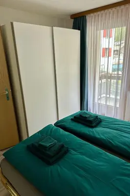 Ein Bett oder Betten in einem Zimmer der Unterkunft Apartment Alouette by Interhome