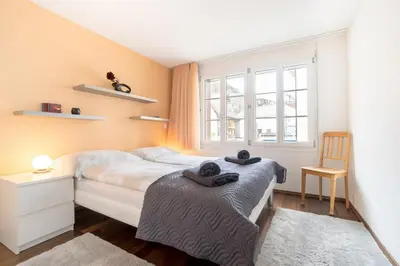 Ein Bett oder Betten in einem Zimmer der Unterkunft Apartment Zentrum