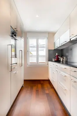 Küche/Küchenzeile in der Unterkunft Apartment Zentrum