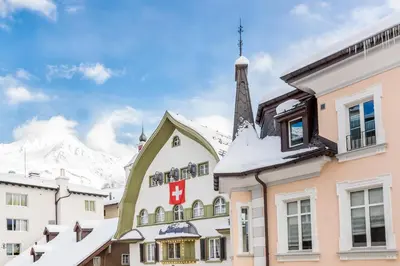 Das Gebäude in dem sich die Ferienwohnung befindet
