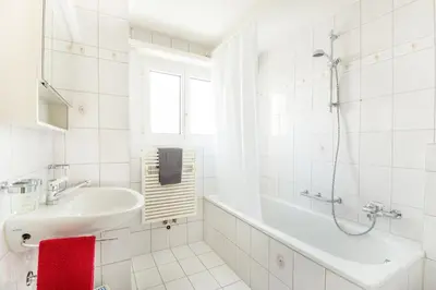Ein Badezimmer in der Unterkunft Alpenheim Apartment
