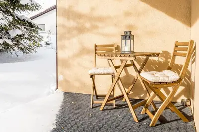 Grundriss der Unterkunft Little Gemsstock Apartment