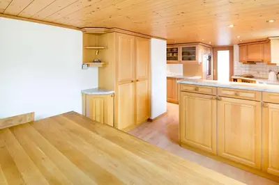 Küche/Küchenzeile in der Unterkunft HOSPENTAL Chalet