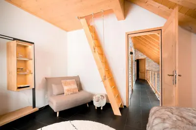 Ein Sitzbereich in der Unterkunft Casa Zopa