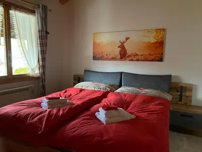 Ein Bett oder Betten in einem Zimmer der Unterkunft Tolle 2,5 Zimmer Galeriewohnung