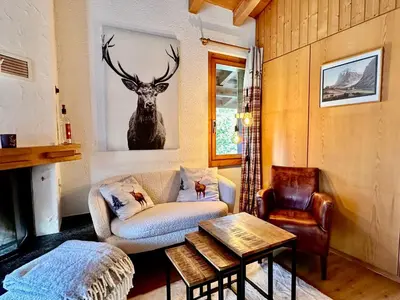 Ein Sitzbereich in der Unterkunft Tolle 2,5 Zimmer Galeriewohnung