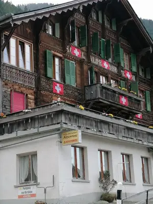 Das Gebäude in dem sich das Hotel befindet
