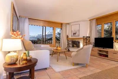TV/Unterhaltungsangebot in der Unterkunft Crans-Montana - FABULOUS 2-bedroomed flat