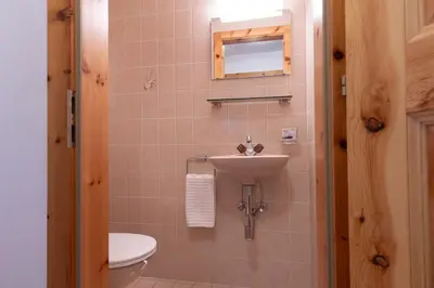 Ein Badezimmer in der Unterkunft Crans-Montana - FABULOUS 2-bedroomed flat