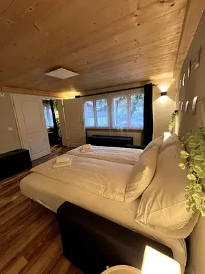 Ein Bett oder Betten in einem Zimmer der Unterkunft Mountain Homes - Kathmandu