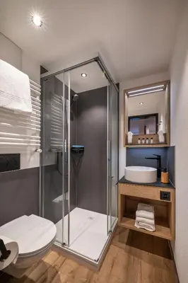 Ein Badezimmer in der Unterkunft Edelweiss Apartment by Inspiringplaces Zermatt