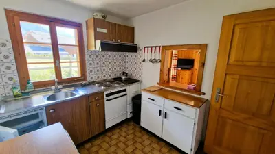Küche/Küchenzeile in der Unterkunft Chalet Chapon Joly 8 personnes