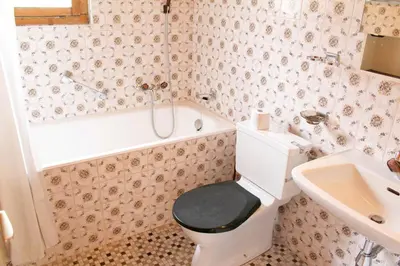 Ein Badezimmer in der Unterkunft Chalet Chapon Joly 8 personnes