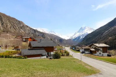 Naturlandschaft in der Nähe des Chalets