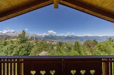 Naturlandschaft in der Nähe des Chalets