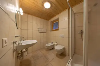 Ein Badezimmer in der Unterkunft Chalet Chocolat - Great view