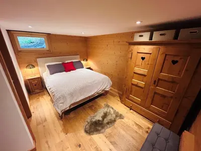 Ein Bett oder Betten in einem Zimmer der Unterkunft The Mazot