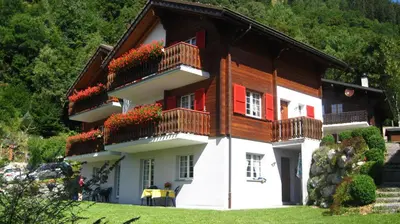 Das Gebäude in dem sich das Chalet befindet
