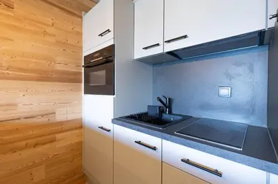 Küche/Küchenzeile in der Unterkunft Bellevue L 012 - PLEASANT studio 4 pers