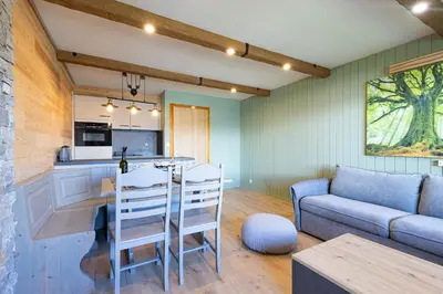 Küche/Küchenzeile in der Unterkunft Bellevue L 012 - PLEASANT studio 4 pers