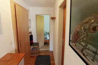 TV/Unterhaltungsangebot in der Unterkunft Sunny 5 guests apartment by Moosfluh gondola