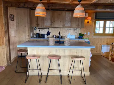 Küche/Küchenzeile in der Unterkunft Chalet Belland