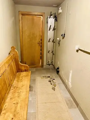 Ein Badezimmer in der Unterkunft Chalet Belland