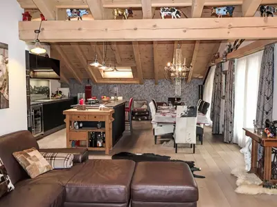 Ein Sitzbereich in der Unterkunft Apartment Castania A by Interhome